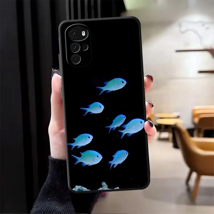 Ocean Shark Whale Design Phone Cover - Vibrant Aquatic-Themed Protective Case