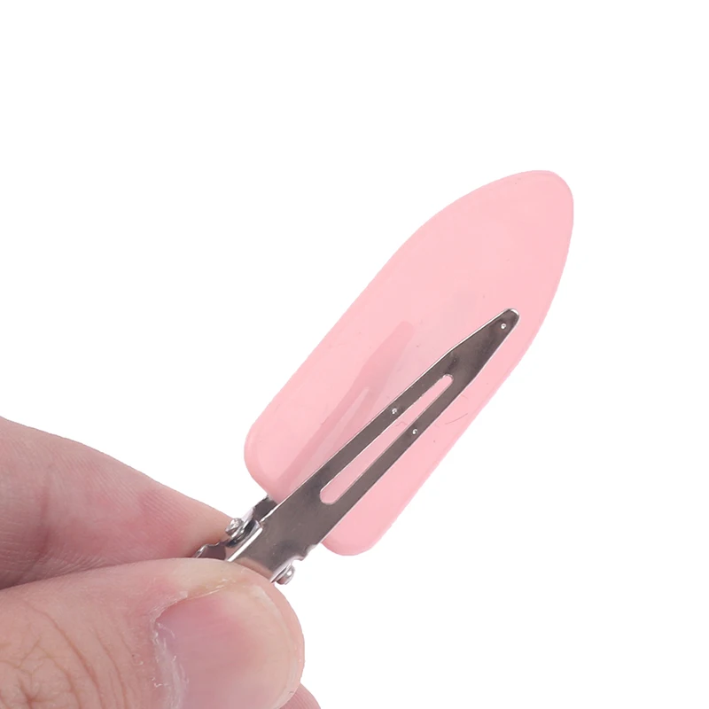 Description Picture 5 of item10pcs/set No Bend Seamless Hair Clips Makeup Clip Seamless Barrettes Salon Styling Fixed Accessories Washing Face Accessories