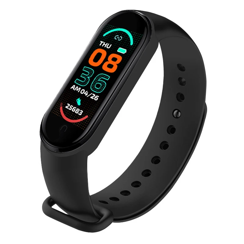 Smart Watch M6 Men's And Women's Fitness Sports Bracelet Heart Rate Blood Pressure Monitor Digital Watch for IOS Android Phones 