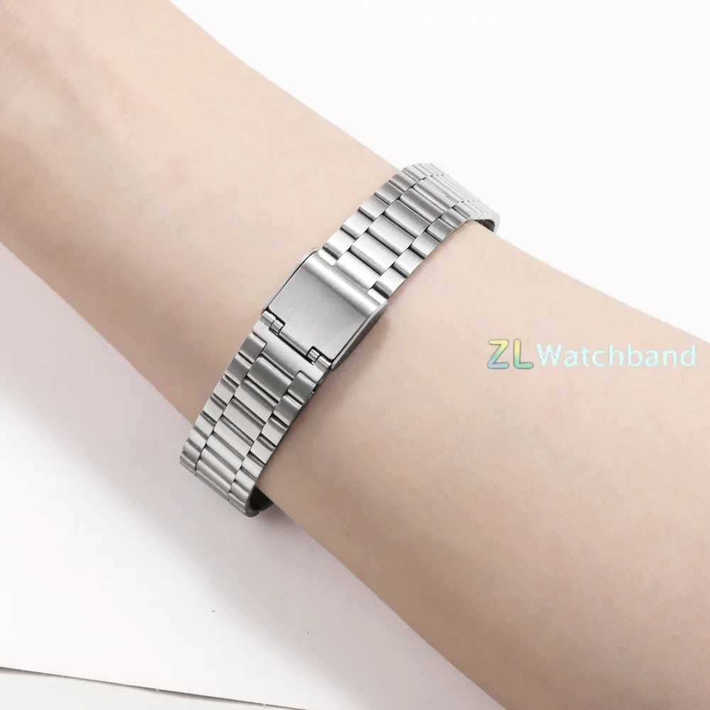 Stainless Steel Watch Strap - Premium Replacement Metal Band, 18mm