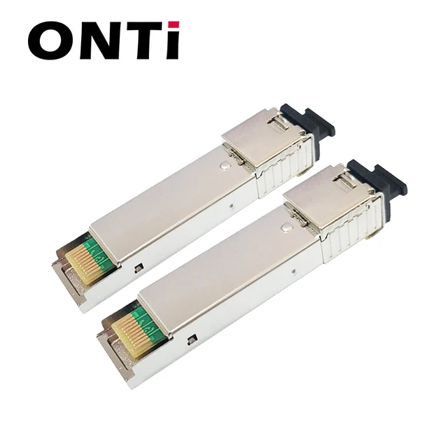 Модуль ONTi 10G BIDI SM SC WDM SFP+, 1270/1330 нм, одномодовый оптоволоконный модуль 10-60 км, совместимый с коммутатором Cisco 3