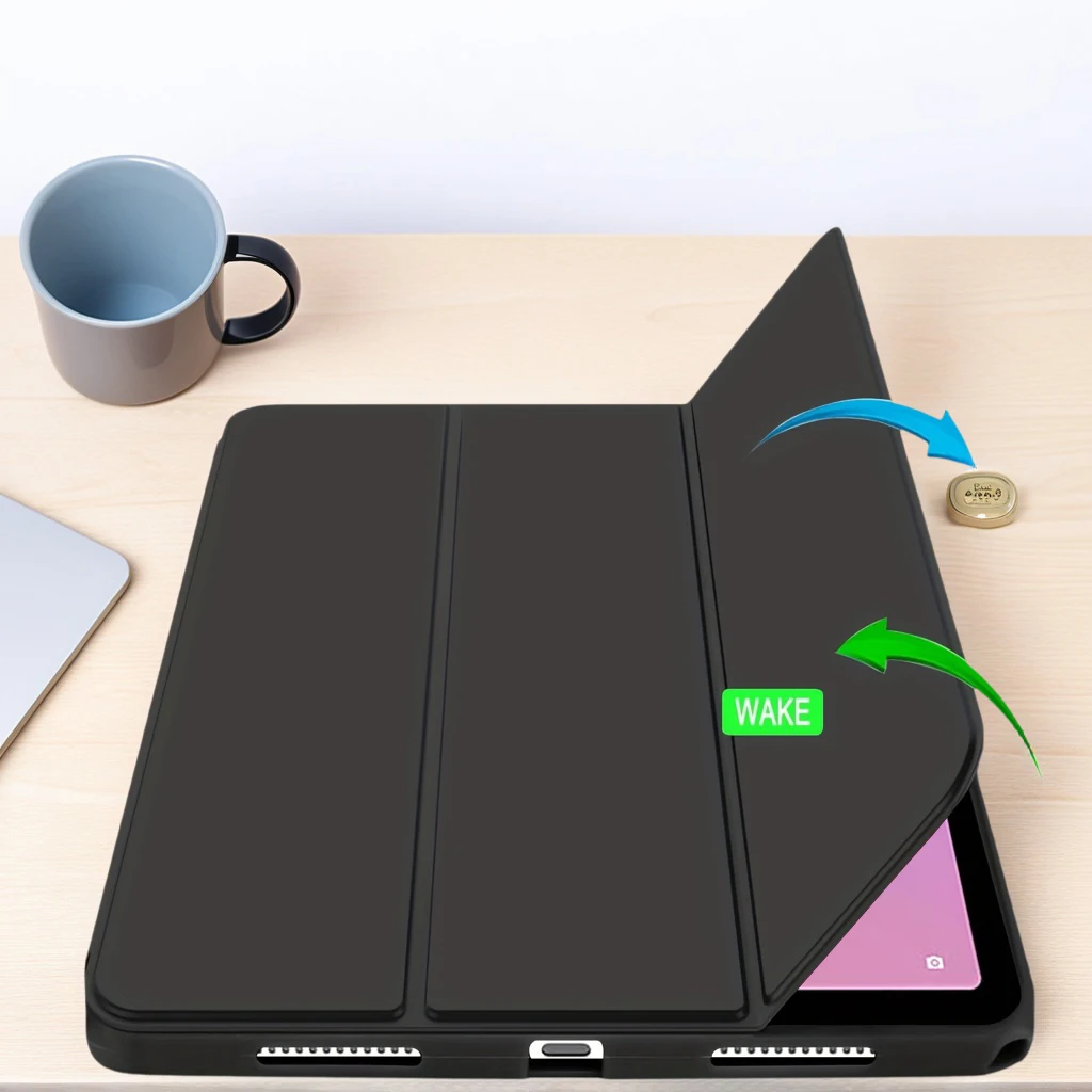 Magnetic Flip Stand Smart Cover Soft Silicone Tablet Case