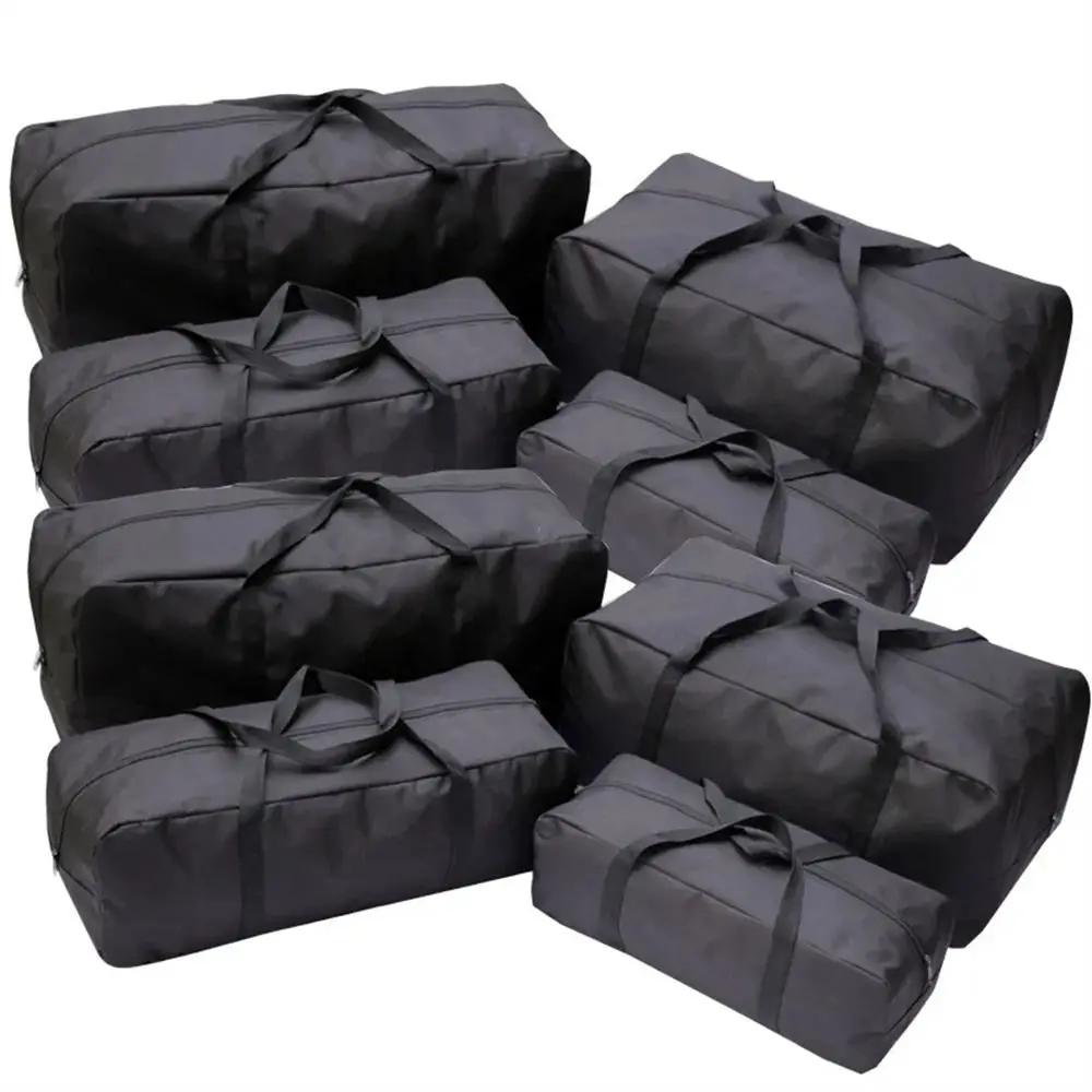 

Large Capacity Mobile Luggage Bag Waterproof Rainproof Laundry Shopping Bag Oxford Cloth Packaging Tools Tent Storage Bag