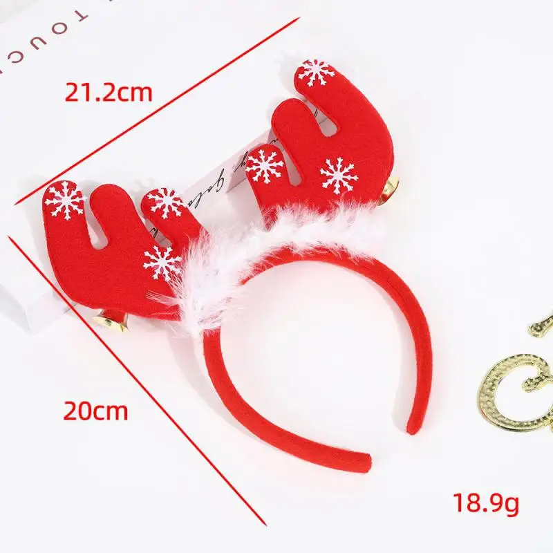 Christmas Headband Antler Xmas Tree Elk Snowman Hair Clip Xmas Dress Up Props Noel Navidad Natal Merry Christmas Headbands