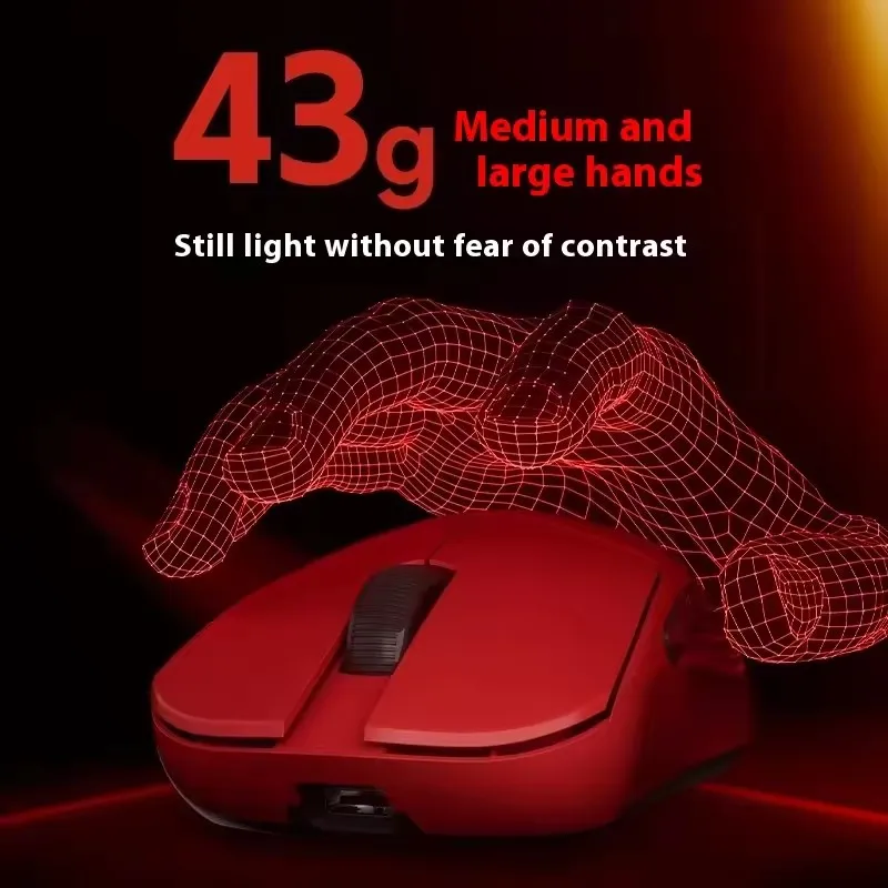 MADLIONS MAD G Lightweight Wireless Mouse 8KHz Nordic 52840 PAW3395 Lightweight Laptop Esports Custom Gamer PC Gaming Mouse