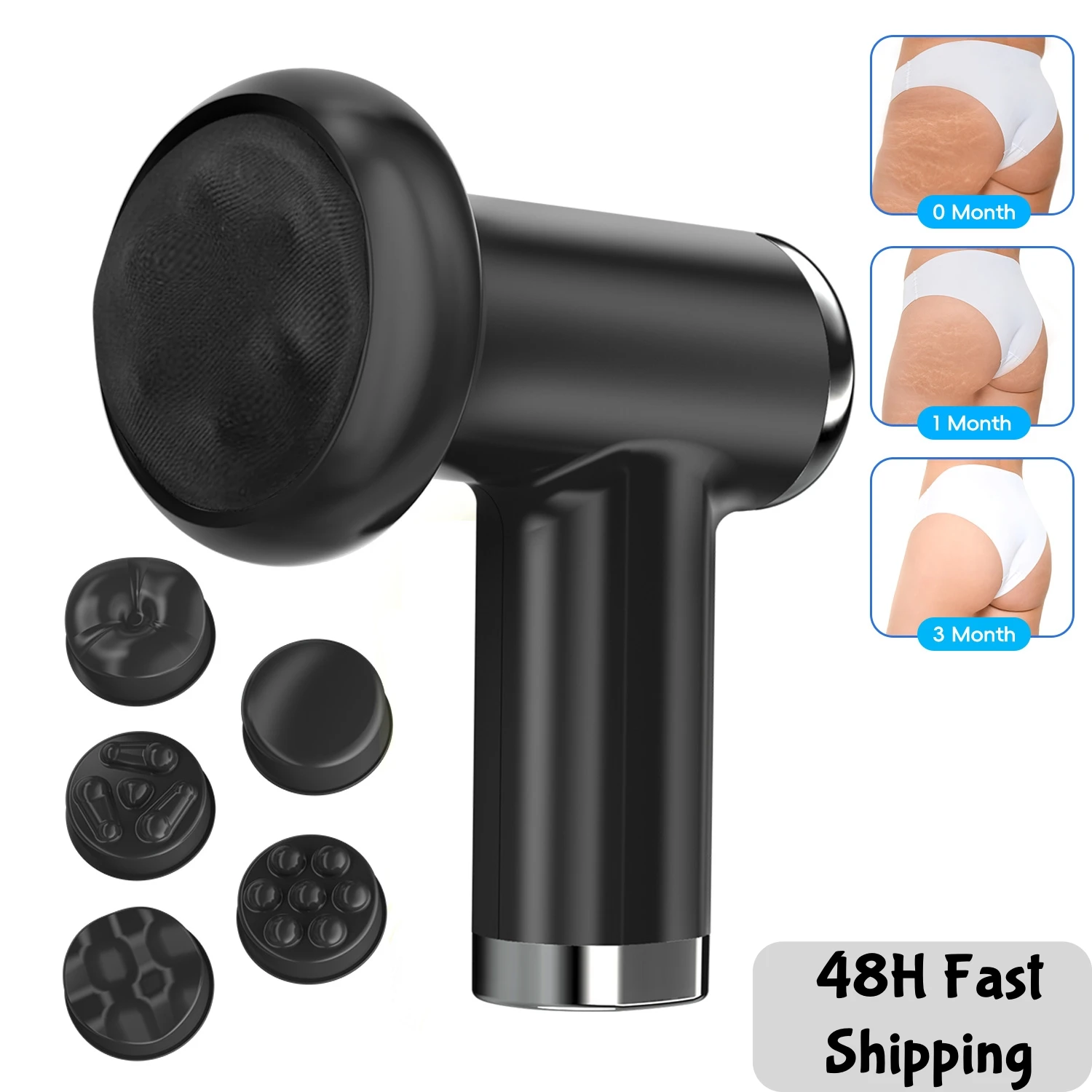 Body Sculpting Machine Electric Body Sculpting Machine Cellulite Massager 5 Heads Full Body Rotaion Massage Back/Abdomen/Butt/Leg/Arms Deep Relax