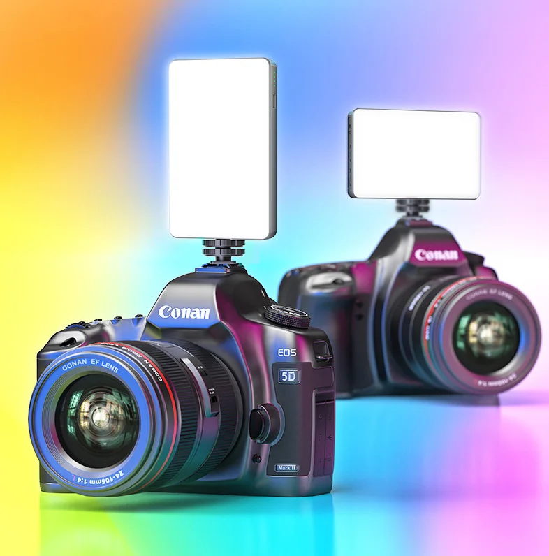 MMYZ Portable mini SLR camera fill light, rechargeable and