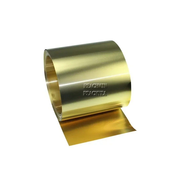 1 метр/рулон, тонкая латунная лента, толщина 0,01/0,02/0,03/0,04/0,05 мм * W100MM, лист, золотая пленка, фольга, пластина H62