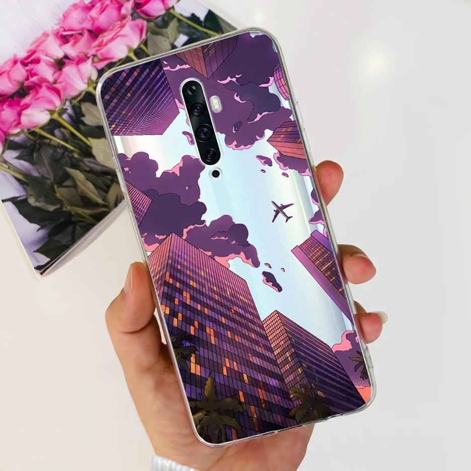 Luxury Painted Clear Silicone Phone Case - Soft Protective Cover