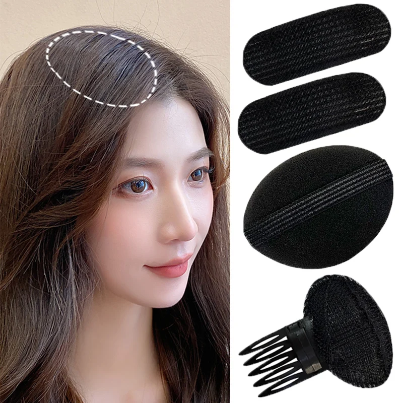 2Pcs Fluffy BB Hair Clip for Women BB Hair Clips Invisible Hair Fluffy Mat Roots Pad Sponge Hair Pins Head Cushion Styling Tools shdiatool 2pcs diamond chamfer finger bits 58 m14 m10 thread 20 35 50 75mm enlarge shape round bevel existing holes tools tiles