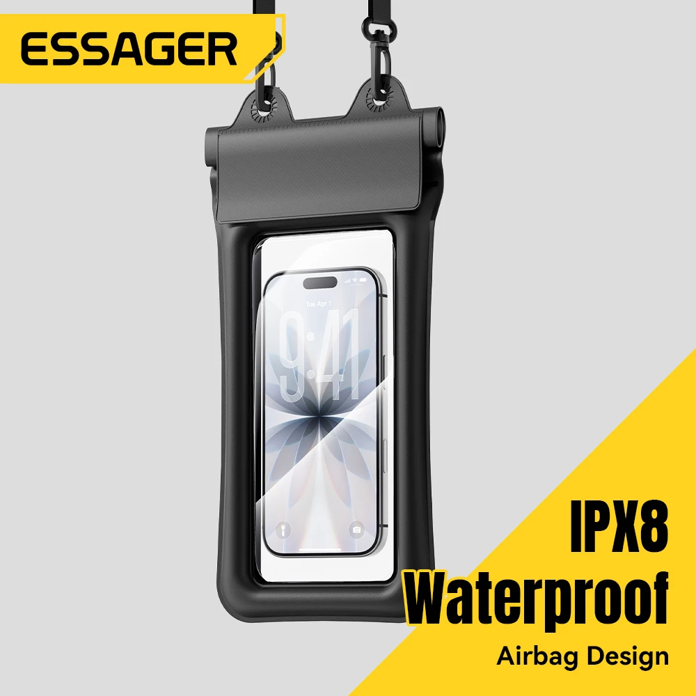 Essager Floating Waterproof Phone Case with Strap