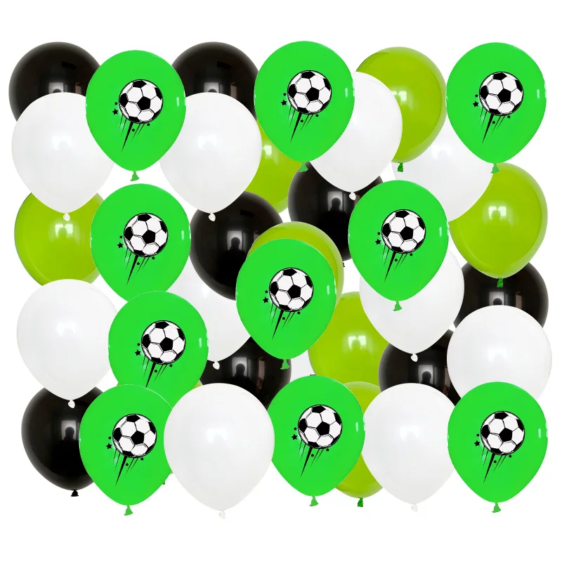 40 stücke 12 zoll Verdicken Fußbälle Fußball Latex Ballons Geburtstag Party Dekoration Kinder kinder Spielzeug Fußball Thema party – Detail 6
