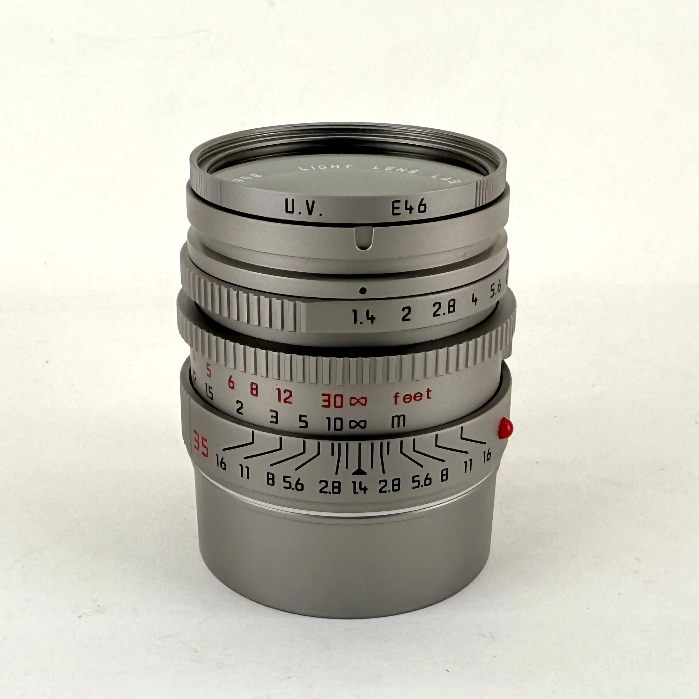 라이트 렌즈 랩 35mm f1.4 ASPH 11873 렌즈 Summilux M 티타늄 비구면 렌즈 (라이카 M M6 M7 M9 M10P M11 M240 용)