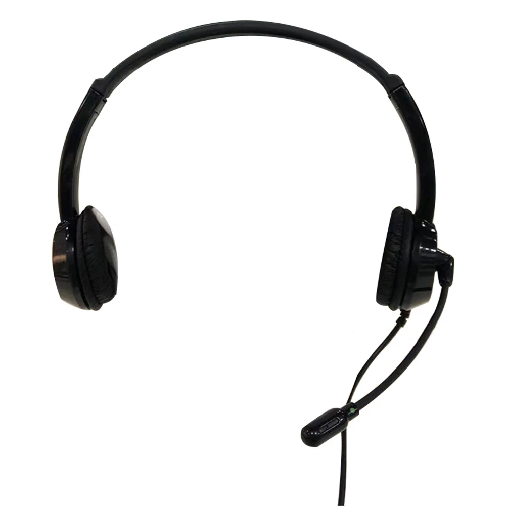 전화 운영자 콜센터 유선 헤드셋, 3.5mm USB, 사무실 소음 차단, 조정 가능한 헤드밴드, 마이크 PC 컴퓨터