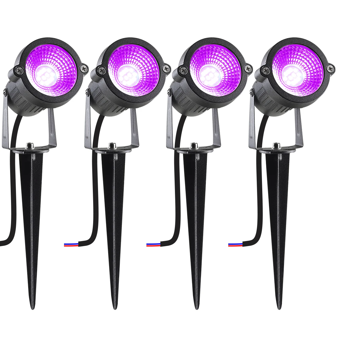 4PSCBlackLightSpotlightOutdoor12WLEDBlacklightsWaterproof