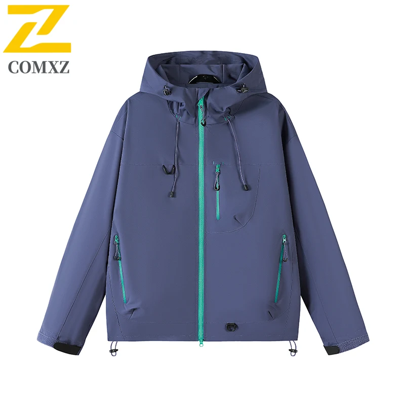 EiAO 2025 New Waterproof Windproof Hiking Jacket - Men Women Outdoor Raincoat for Camping Running Cycling Fishing Urban Wear​