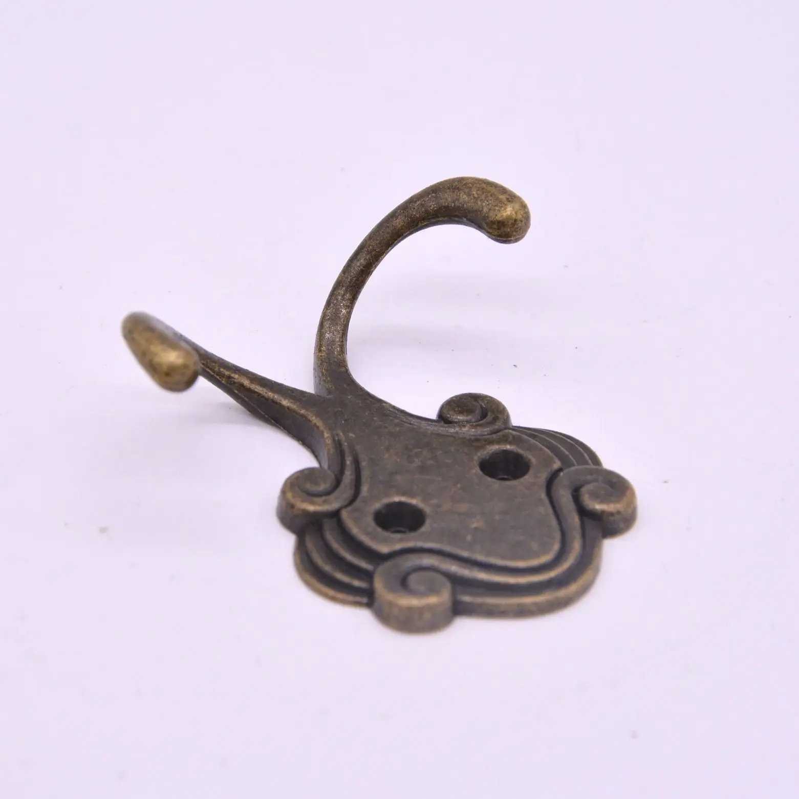 Retro Clothes Hooks Wall-mounted Metals Coat Rack Double-headed Home Storage Hanger for Bedroom Bathroom Towel Key Bag