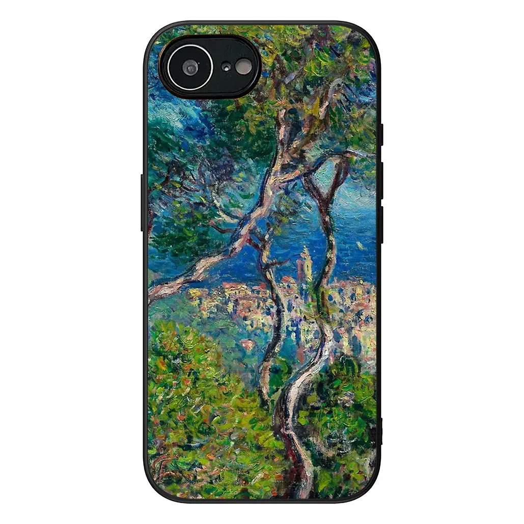 Claude Monet Impressionism Waterlily Cat Art Phone Case Cover
