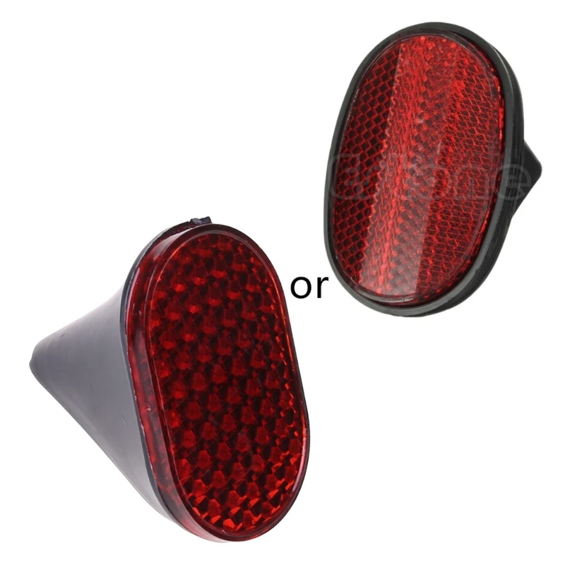 

Outdoor Cycling Spoke Lights Bike Safety Warning Reflector Red Bicycles Spoke Reflectors Oval Rear Mudguard Tail Drop Shipping
