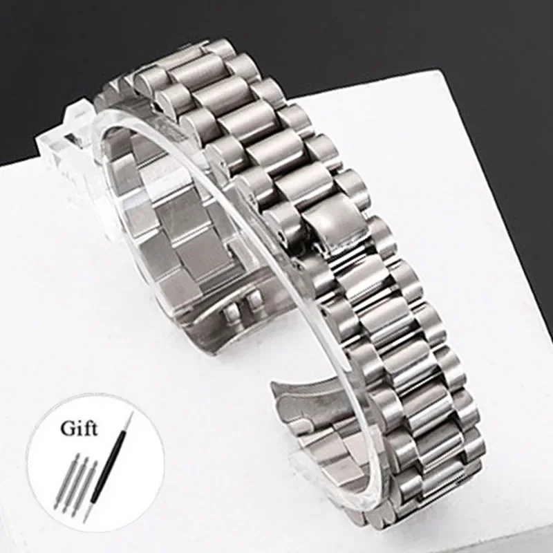 Cinturino In Acciaio Inossidabile Da 17Mm 20Mm Per Cinturino Da Polso Rolex Per Oyster Bracciale Di Ricambio Perpetuo Uomo Donna Accessori Per Orologi