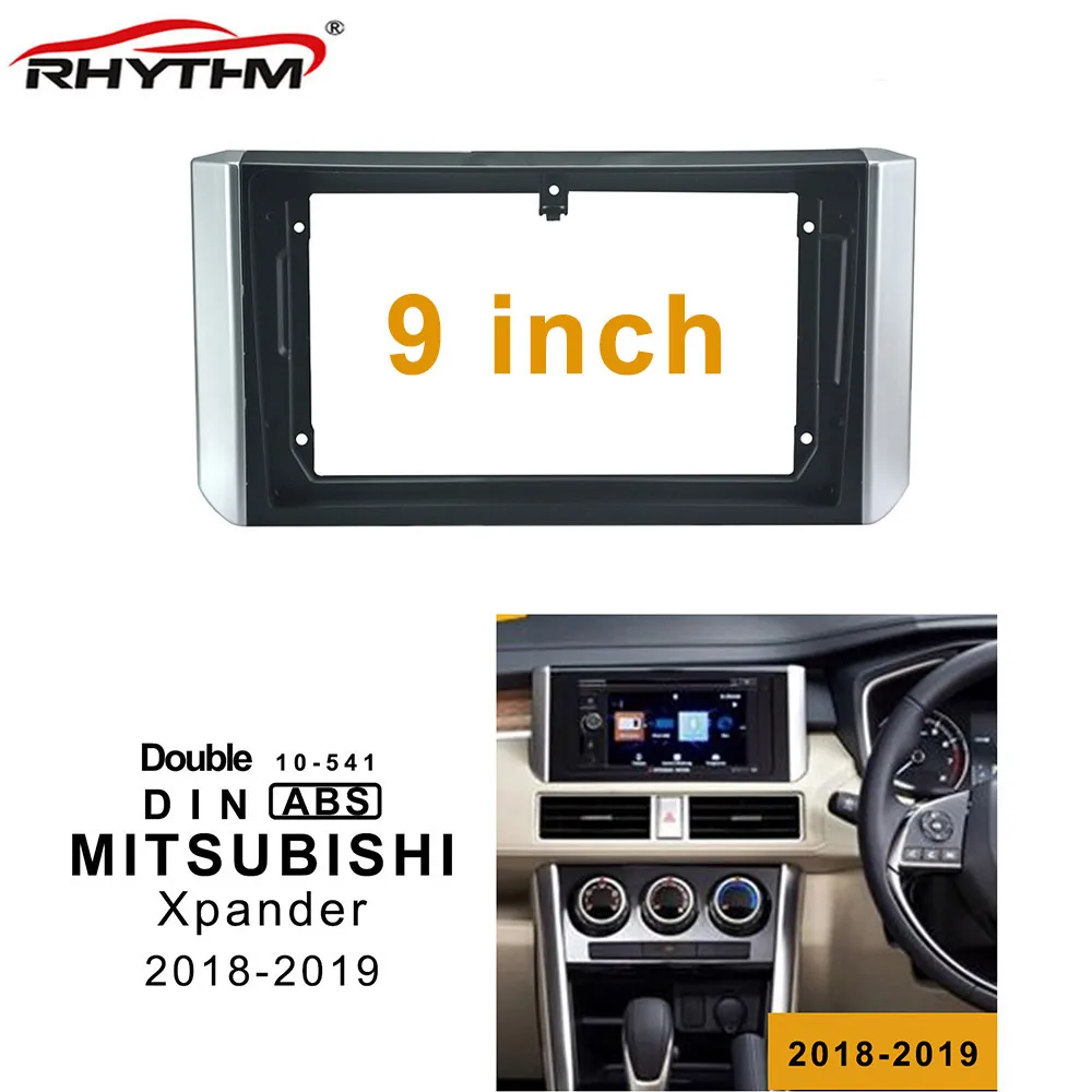 

9 Inch Car Fascia For MITSUBISHI Xpander 2018-2019 Stereo Fascias Audio Fitting Adaptor Dashboard Panel 2din Car Dvd Frame Kits