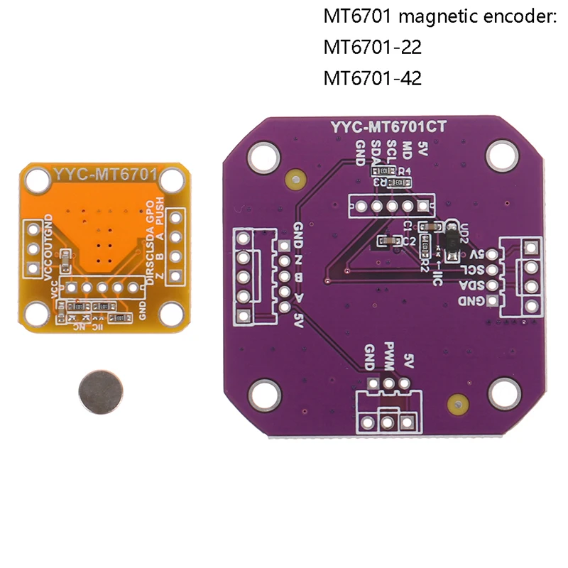 MT6701 magnetický indukce úhel měření senzor modul 14bit vysoký precizní být schopen dokonale nahradit AS5600