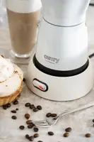 Moka – Machine à café électrique 300ml, café domestique aromatique, 480W, 6 tasses, blanche, parfaite pour les voyages 3