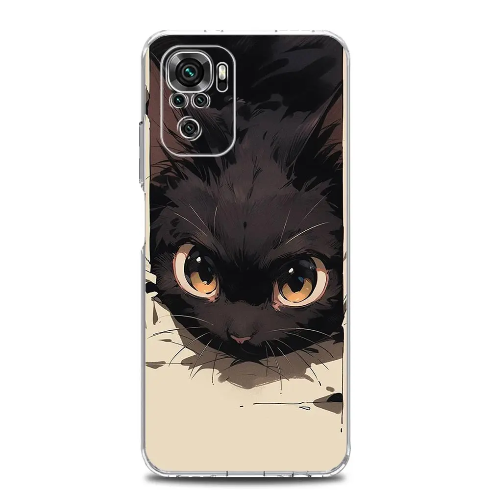 Cartoon Lovely Cat Art Fashion Phone Case Cover