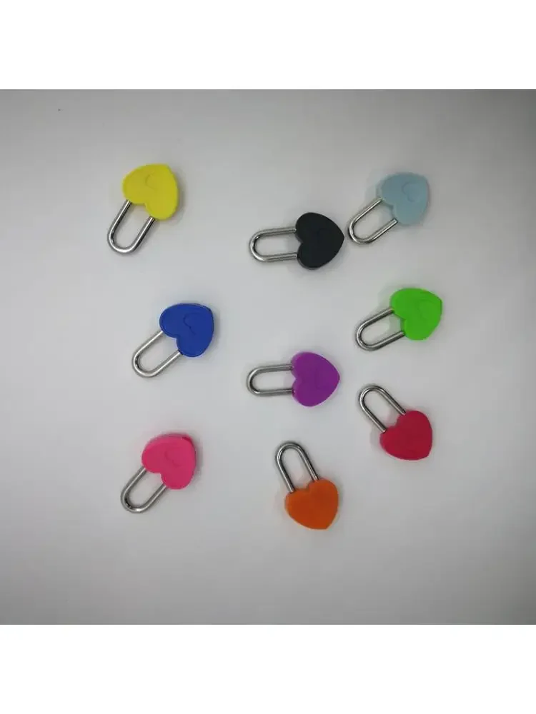 

1 Pc Mini Stationery Diary Lock Hardware Heart-Shaped Small