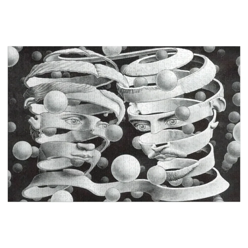 

Bond of Union by M.C. Escher Jigsaw Puzzle Photo Custom Jigsaw For Kids Customs With Photo Puzzle