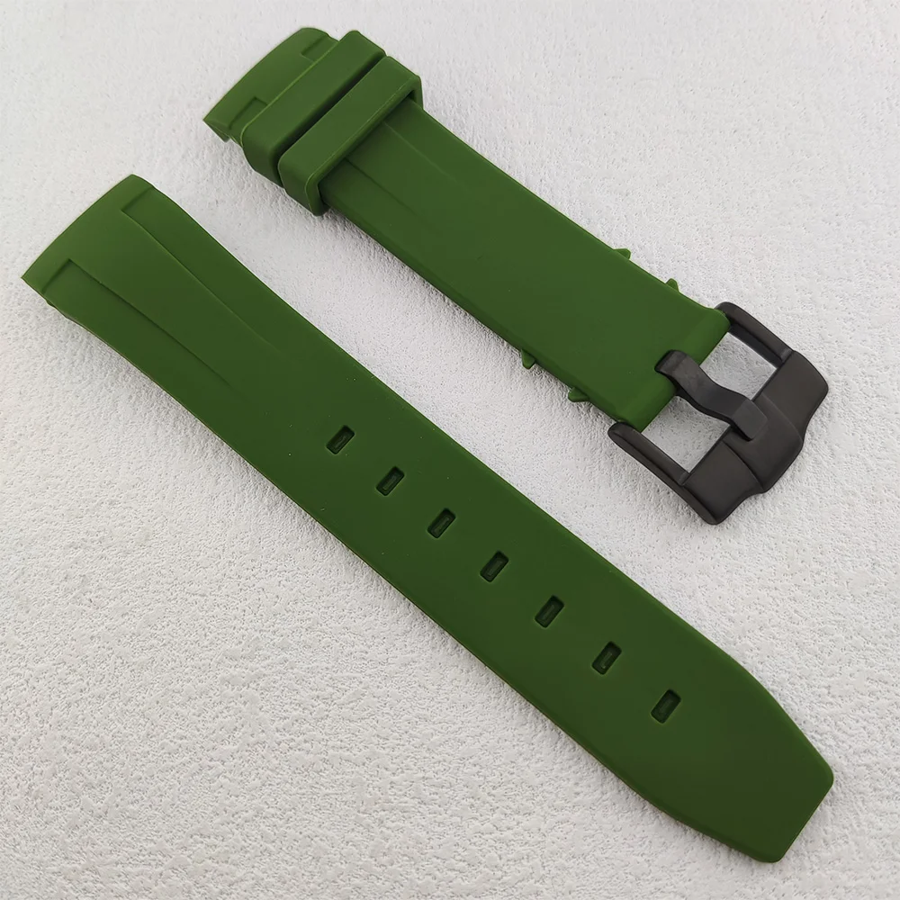 Premium Rubber Watch Strap 22mm Replacement Bracelet - Durable and Comfortable Watch Accessory