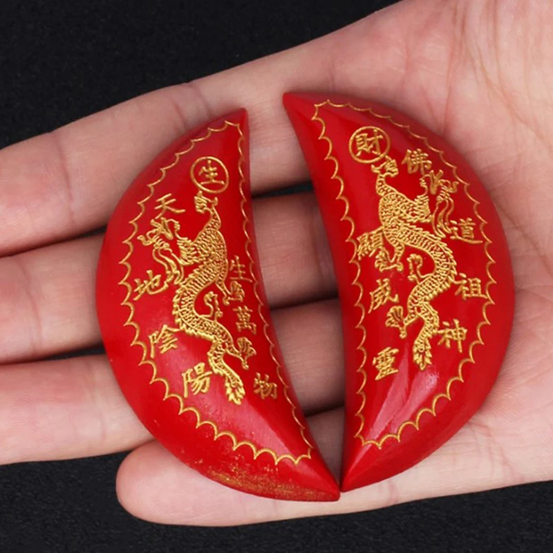 Fournitures De Divination Tasses Calice Croissant En Acajou Bureau