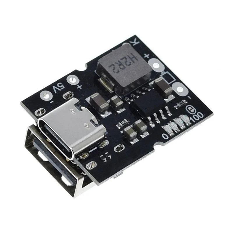

Повышающий преобразователь питания USB Type-C 5 в 2 А, модуль питания для зарядки литиевых аккумуляторов, защитная плата, зарядное устройство «сделай сам»