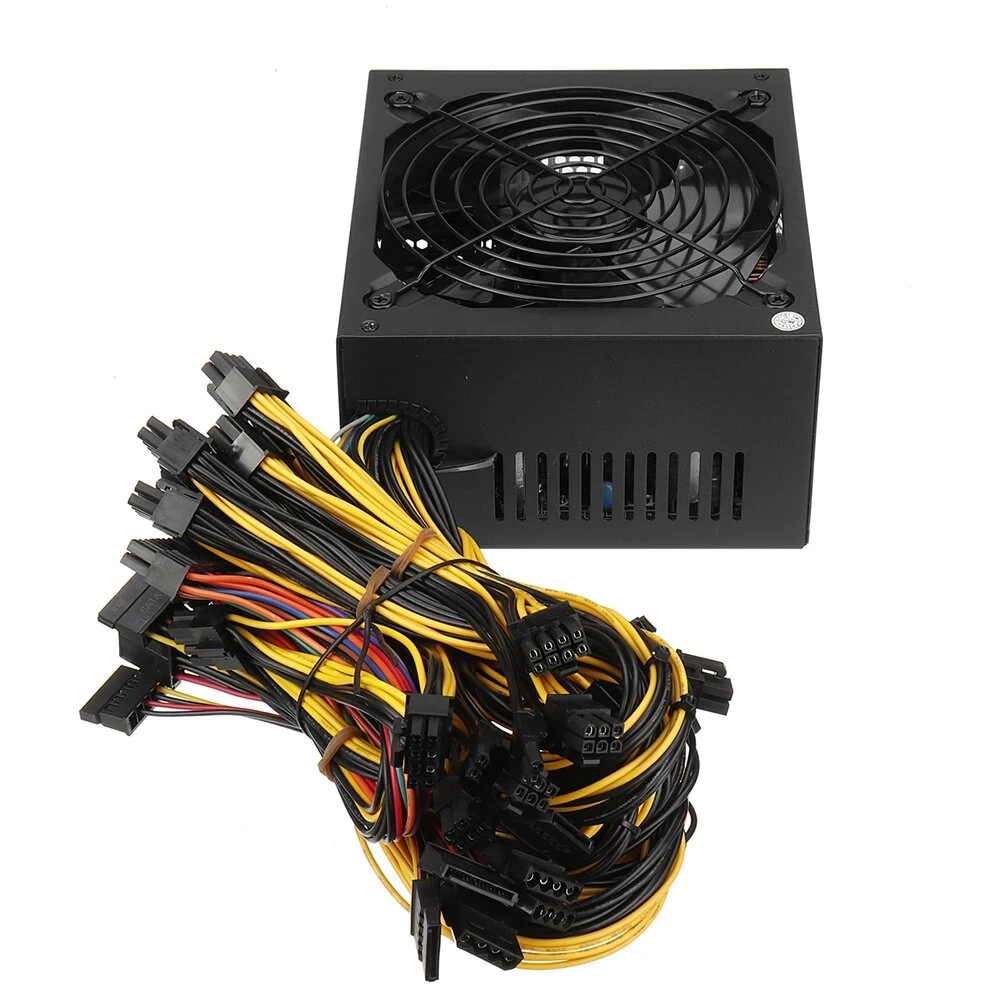 Alimentatore 2000W Ac 110 ~ 264V Full Voltage Support Miner Graphics Card Psu Per Eth/Bitcoin Mining