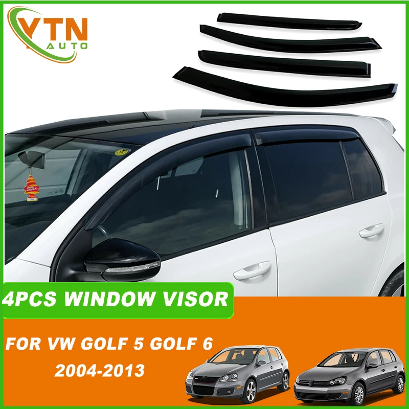 For VW Golf 5 MK5 Golf 6 Mk6 Hatchback 2004 2005 2006 2007 2008 2009 2010 2011 2012 2013 Weathershield Wind Rain Sun Guard