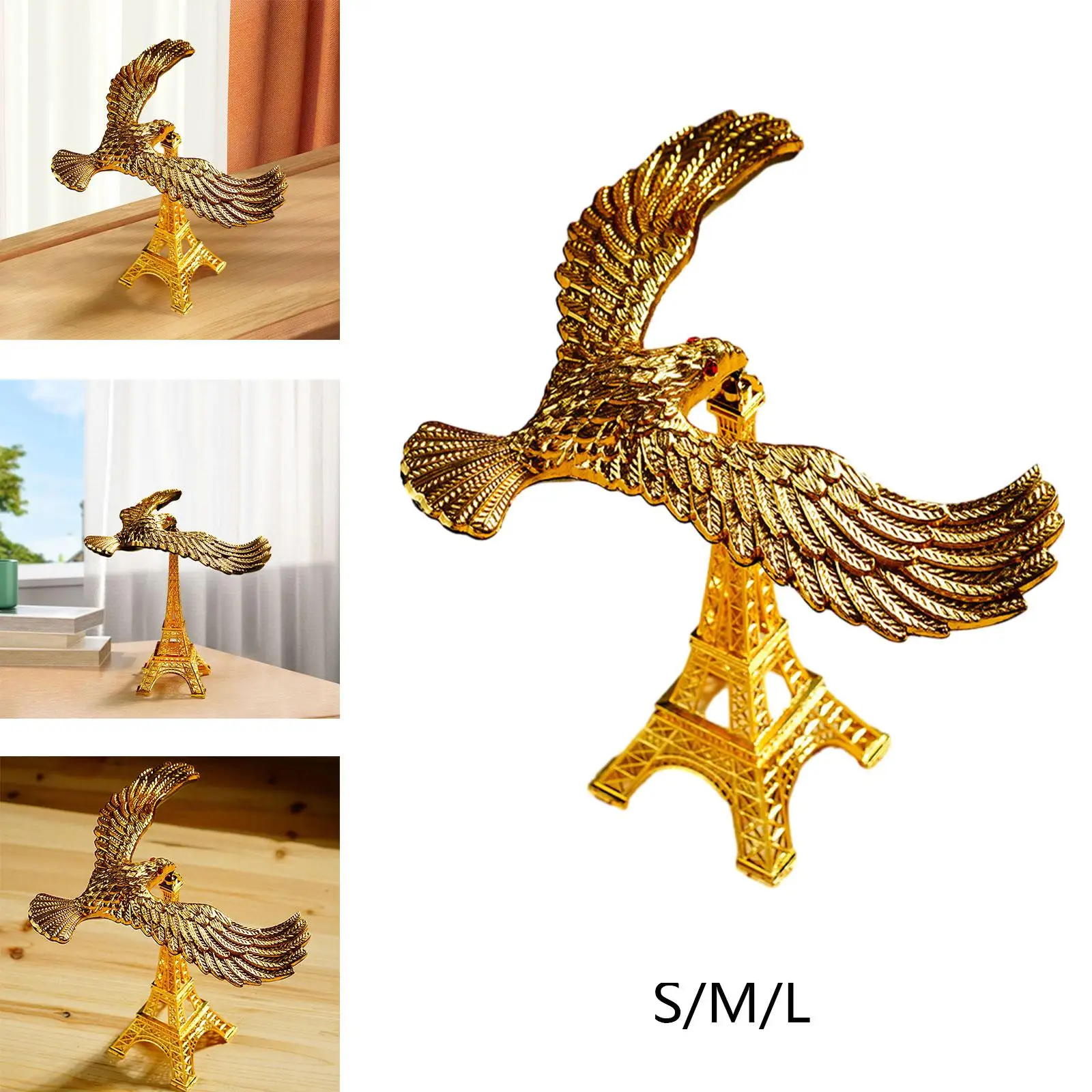 Balancing Bird Eagle Gold Desk Toy for Office Kindergarten Kids