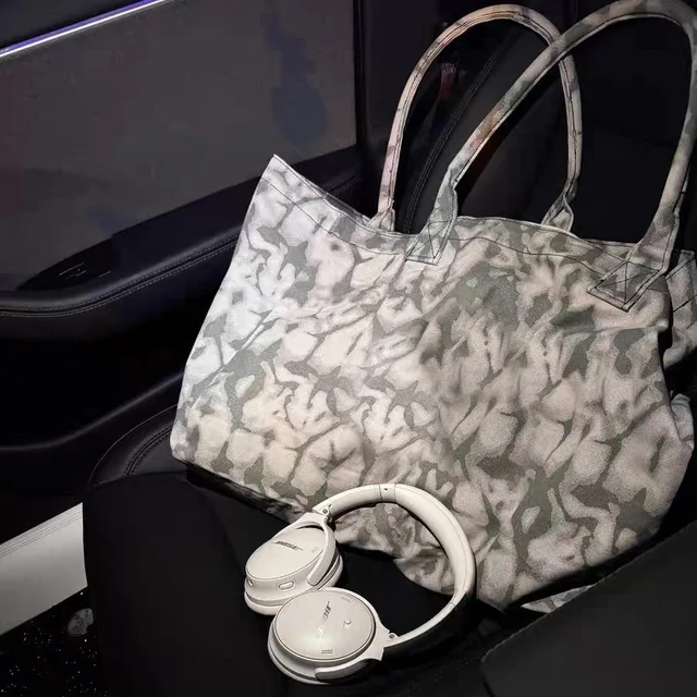 Sac de yoga unisexe en toile grande capacité, sac à bandoulière portable, tendance urbaine, sac de shopping écologique, best-seller transfrontalier 3 Sac de yoga unisexe en toile grande capacité, sac à bandoulière portable, tendance urbaine, sac de shopping écologique, best-seller transfrontalier 3