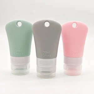 Travel Storage Bottles Can Be Hung Light Gray For Traveler Bottles Home Supplies Storage Bottles Silicone Small Bottles Soft