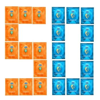 50pcs Durex Bulk Condoms Natural Latex 11 Types Thin Smooth Dotted Extra Lubricated Penis Sleeve for Men Safer Contraception 1