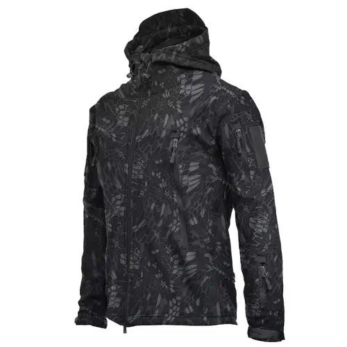 Military Shark Skin Soft Shell Jackets Men Tactical Windproof Waterproof jacket men Army Combat Jackets Mens Hooded Bomber Coats - Image 6