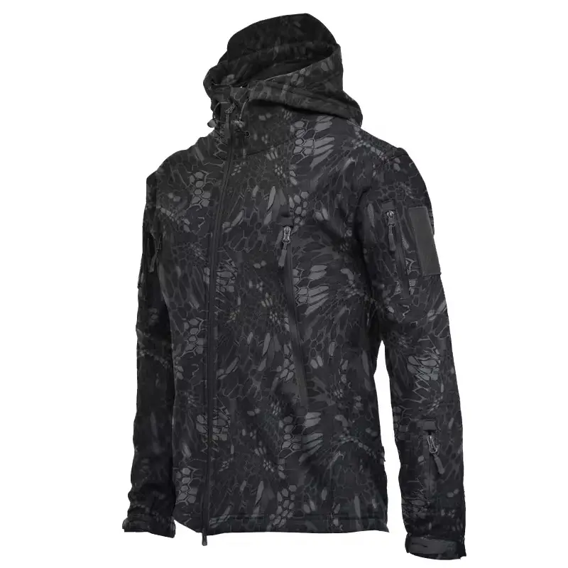 Military Shark Skin Soft Shell Jackets Men Tactical Windproof Waterproof jacket men Army Combat Jackets Mens Hooded Bomber Coats - Image 6