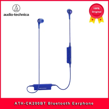 Audio Technica ATH-CK200BT Bluetooth Earphone Wireless Sport Earbuds Pure Sound Stereo Music Headset with Mic for iPhone/Samsung 1