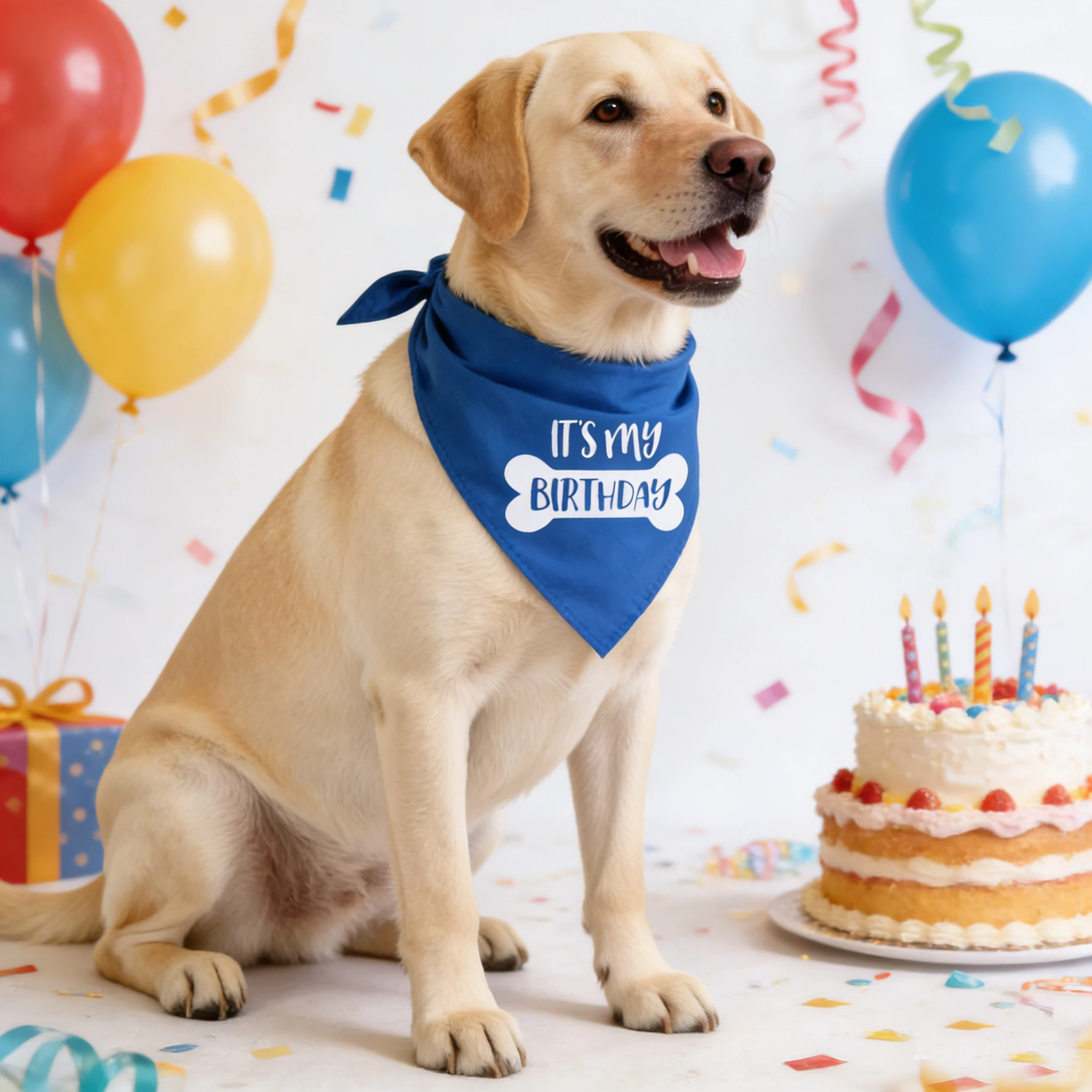 Sucado Es Ist Mein Geburtstag Hundehalstuch, Happy Birthday Party-Zubehör, Geburtstagsfeier Dreieckstuch für Haustiere – Detail 5
