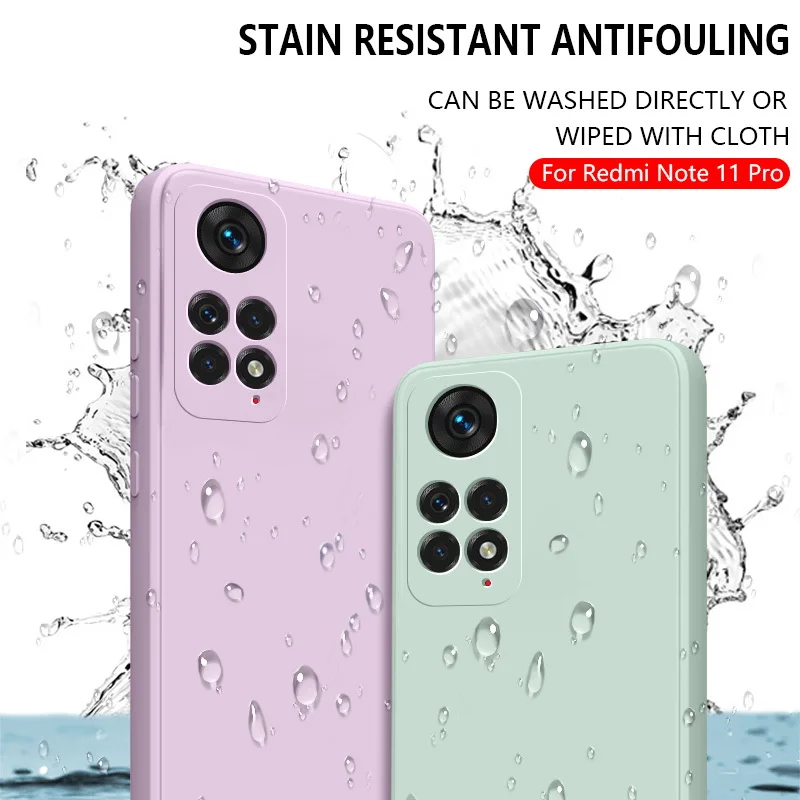 Carcasă din silicon lichid pentru Xiaomi Redmi Note 11 10 9 Pro 11s 10s 9s 11E 11T Poco F3 X3 M3 M4 Pro Mi 11 Lite 5G NE_voghion.com