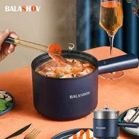 220V Multifunction Cooker Household Single/Double Layer Hot Pot Electric Rice Cooker Student Dormitory Mini Non-stick Pan Pots 1