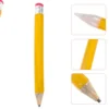 Yellow Octagonal Wooden Large Pencils Students Stationery Portable Funny Writing Tools Cartoon Drawing Pens Comically Giant Wood 6