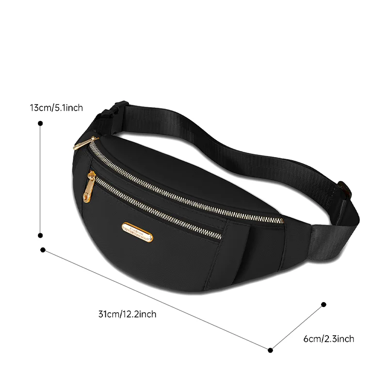 Waist Bag Chest Bag Women Men Waterproof Pocket Casual Sports Travel Purse Plaid Waist Pack Belly Bags Case