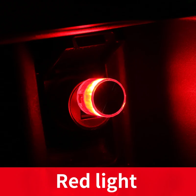 Mini USB LED Portable Ambient Light for Car Interior Decoration