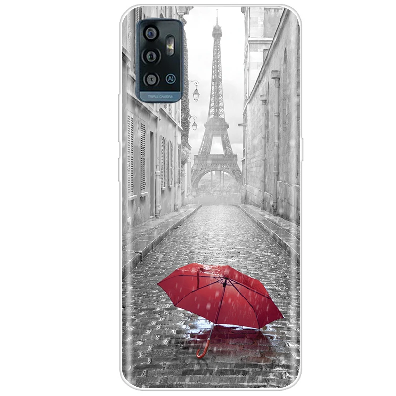 For ZTE Blade A71 Case A7030 Soft TPU Silicone Bumper Phone Cover for ZTE Blade A71 A51 Cases Funda for ZTE A51 2021 Coque Capa mobile pouch waterproof Cases & Covers