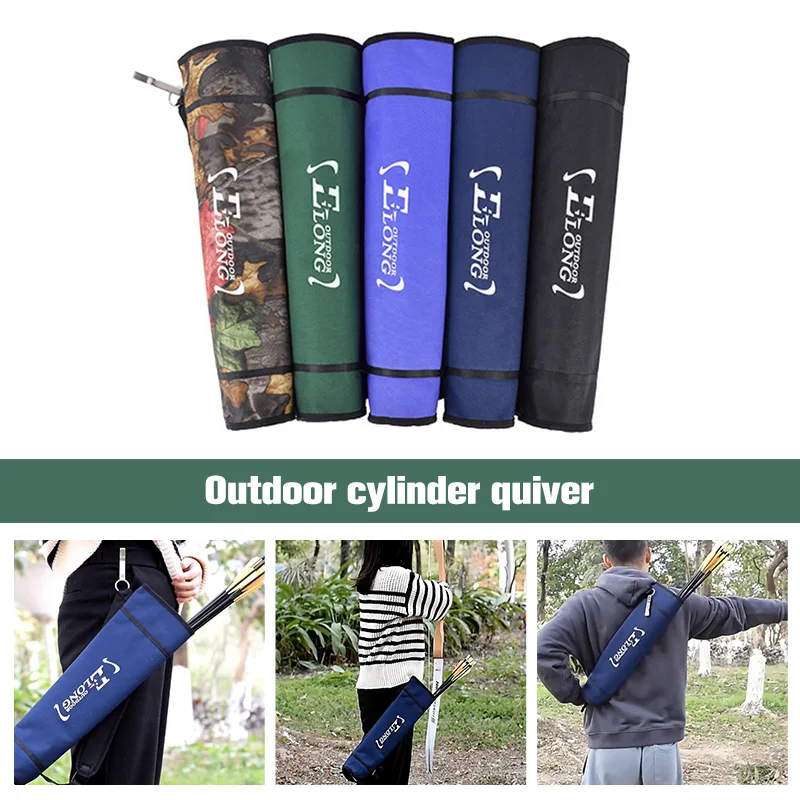 

Portable Arrow Quiver Camouflage/Black Archery Crossbow Holder Carrying Bag Waist Hanging Bow Storage Pouch Hunting Accessories